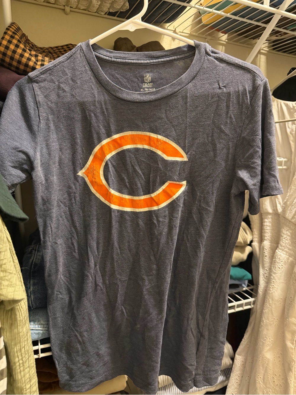 Chicago Bears Navy Graphic Tee - Official Shirt